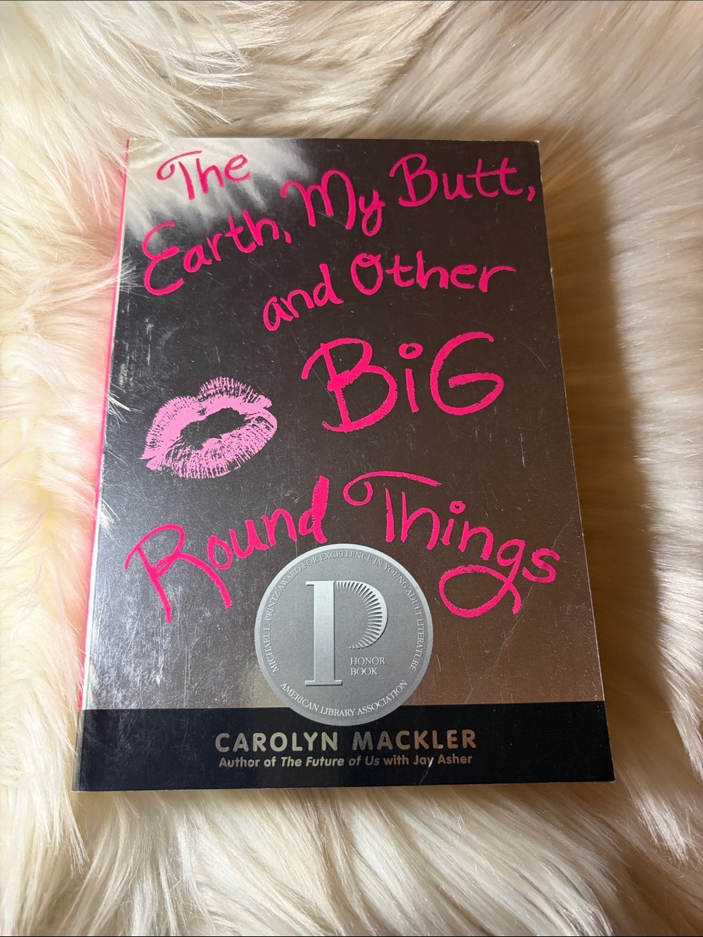 📚 3 for $15 📚 The Earth, My Butt, and Other Big Round Things - Silver & Pink